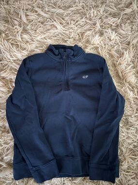 Vineyard Vines Boys Navy Quarter-Zip Pullover